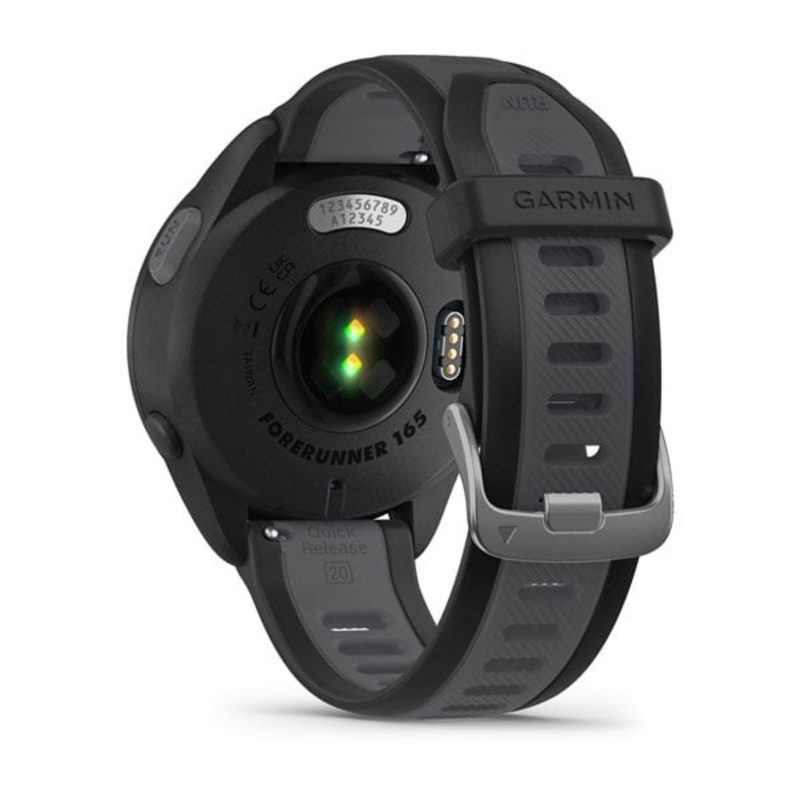 Jual Jam Tangan Lari Pria Garmin Forerunner 165 Black - Slate Gray Original 010-02863-Aa - v3.ncrsport.com