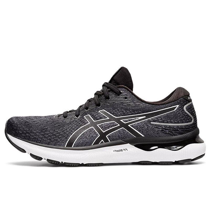 Jual Sepatu Lari Asics Gel-Nimbus 24 Black White Original 1011B359.001 - v3.ncrsport.com