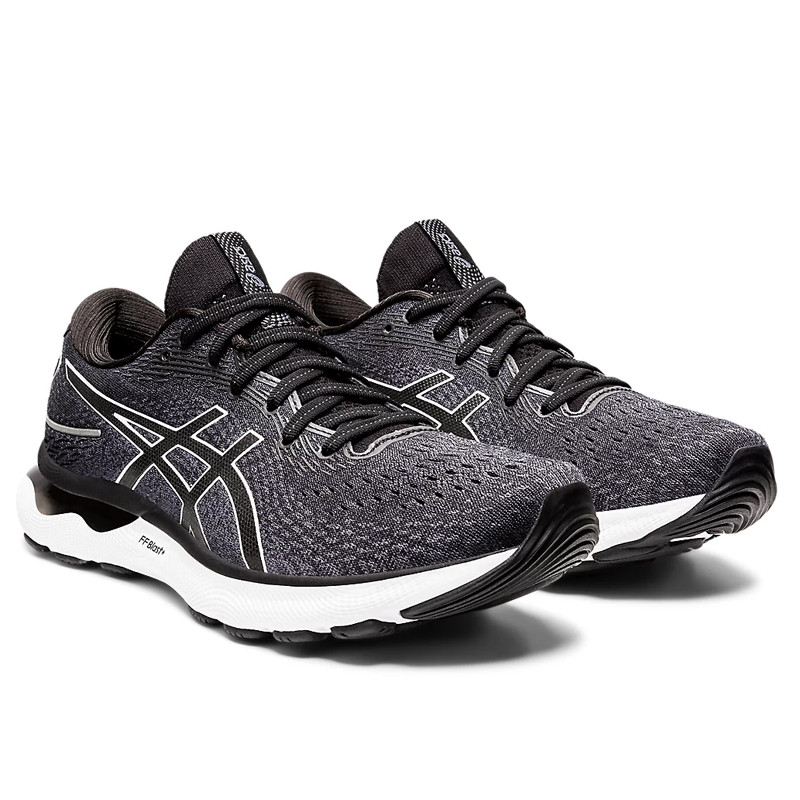 Jual Sepatu Lari Asics Gel-Nimbus 24 Black White Original 1011B359.001 - v3.ncrsport.com