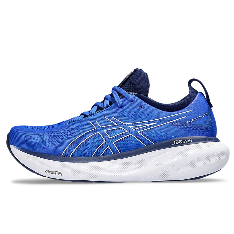 Beli Sepatu Lari Asics Gel-Nimbus 25 Blue Original 1011B547.404