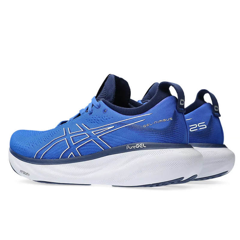 Jual Sepatu Lari Asics Gel-Nimbus 25 Blue Original 1011B547.404 - v3.ncrsport.com