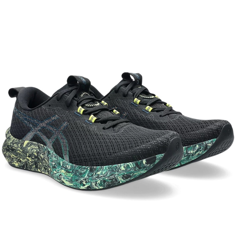 Jual Sepatu Lari Asics Noosa Tri 16 Black - Jasper Green Original 1011B872.004 - v3.ncrsport.com