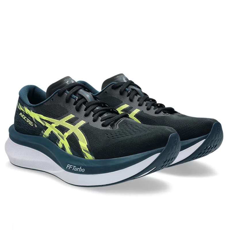 Jual Sepatu Lari Asics Magic Speed 4 Standard Black - Tranquil Teal Original 1011B875.001 - v3.ncrsport.com