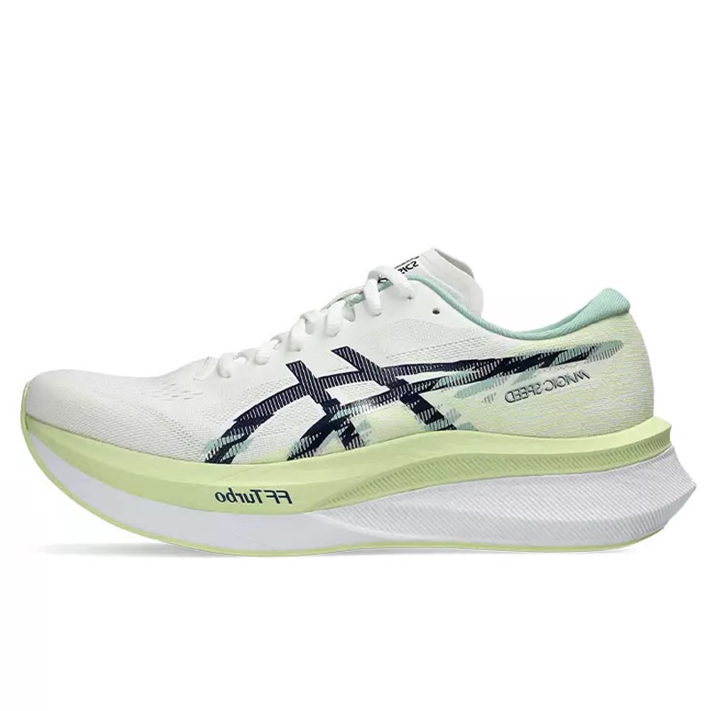 Beli Sepatu Lari Asics Magic Speed 4 White Celedon Original 1011B875.100