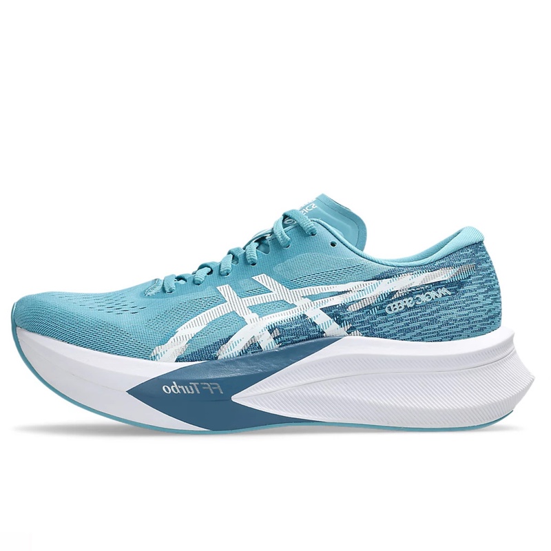 Beli Sepatu Lari Asics Magic Speed 4 Standard Stillwater - White Original 1011B875.402