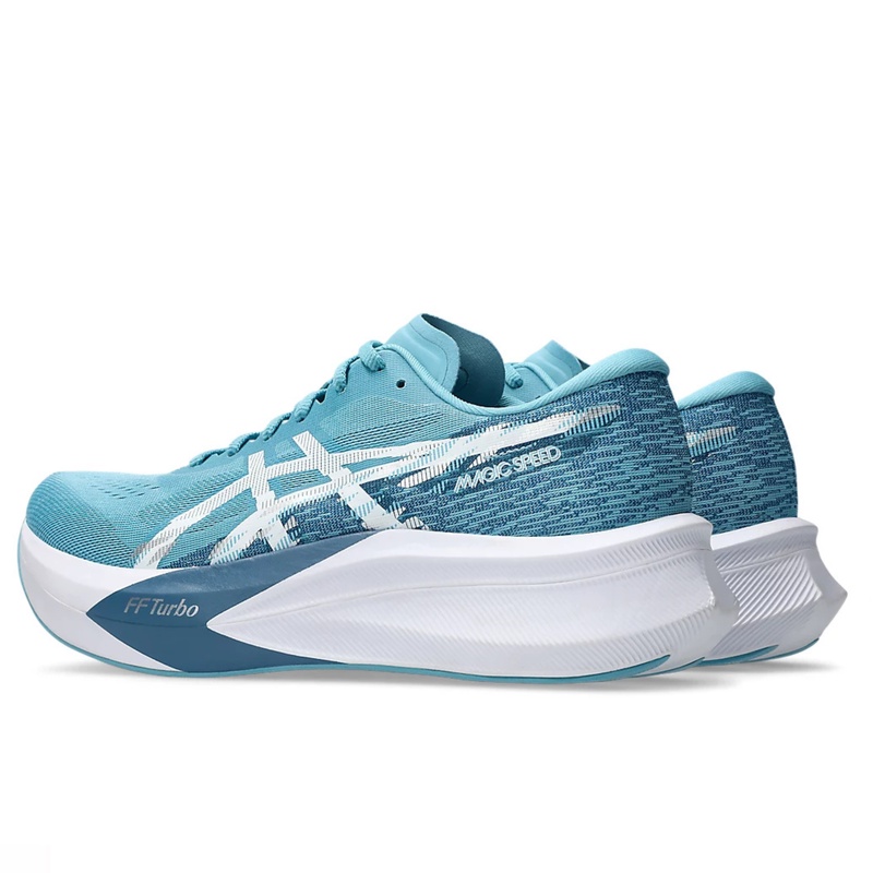 Jual Sepatu Lari Asics Magic Speed 4 Standard Stillwater - White Original 1011B875.402 - v3.ncrsport.com