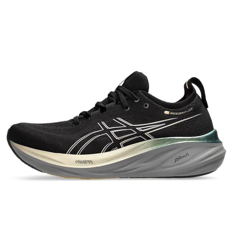 Jual Sepatu Lari Asics Gel-Nimbus 26 Platinum Black Original 1011B922-001 - v3.ncrsport.com