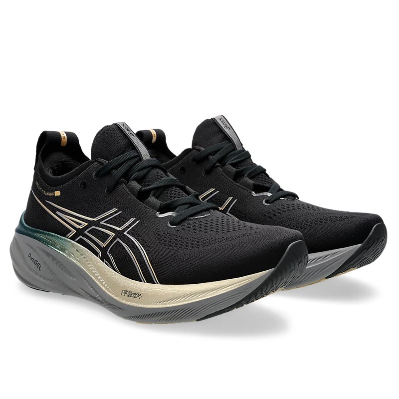 Jual Sepatu Lari Asics Gel-Nimbus 26 Platinum Black Original 1011B922-001 - v3.ncrsport.com