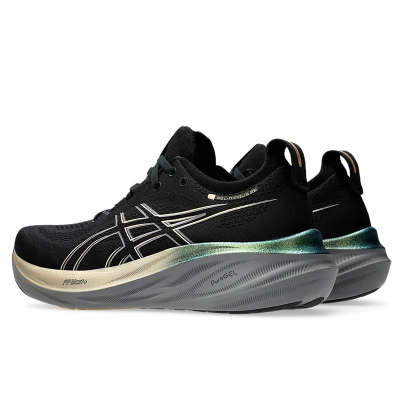 Jual Sepatu Lari Asics Gel-Nimbus 26 Platinum Black Original 1011B922-001 - v3.ncrsport.com