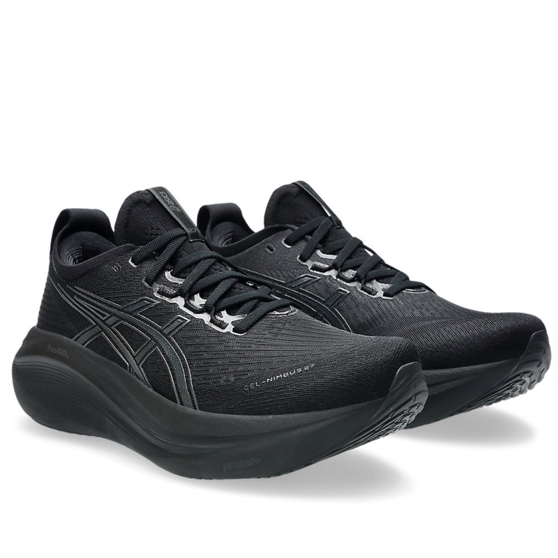 Jual Sepatu Lari Asics Gel-Nimbus 27 Standard Black - Graphite Grey Original 1011B958.001 - v3.ncrsport.com