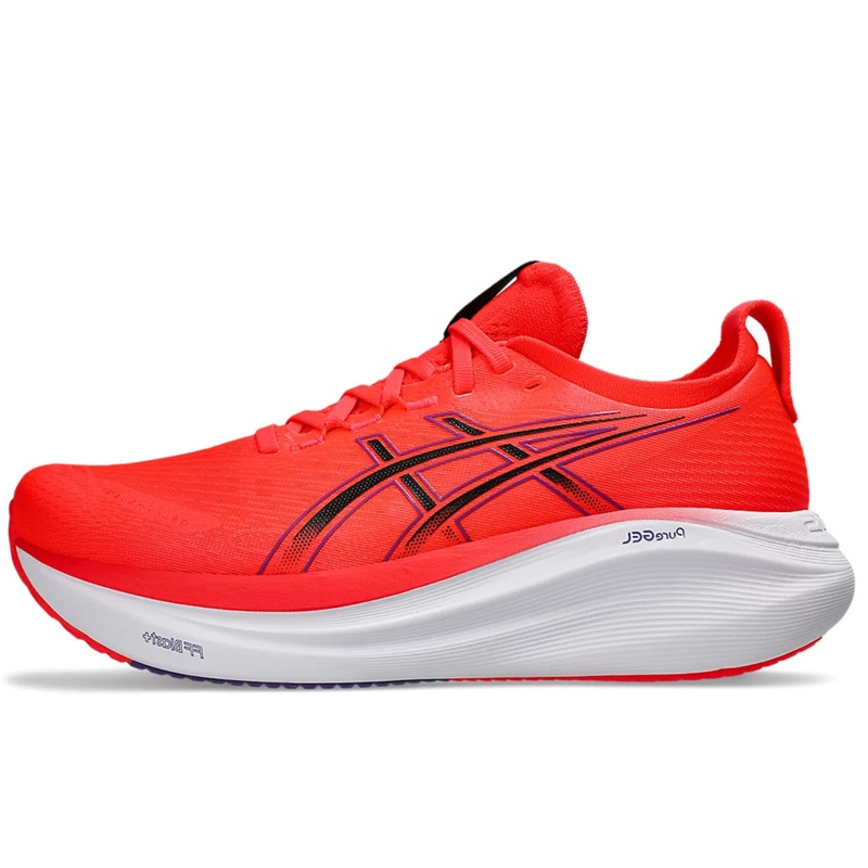 Jual Sepatu Lari Asics Gel-Nimbus 27 Flash Red - Black Original 1011B958.600 - v3.ncrsport.com