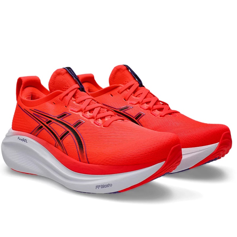 Jual Sepatu Lari Asics Gel-Nimbus 27 Flash Red - Black Original 1011B958.600 - v3.ncrsport.com
