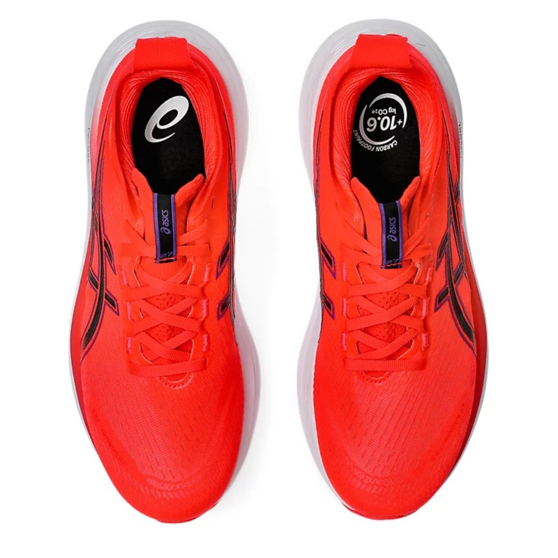 Jual Sepatu Lari Asics Gel-Nimbus 27 Flash Red - Black Original 1011B958.600 - v3.ncrsport.com