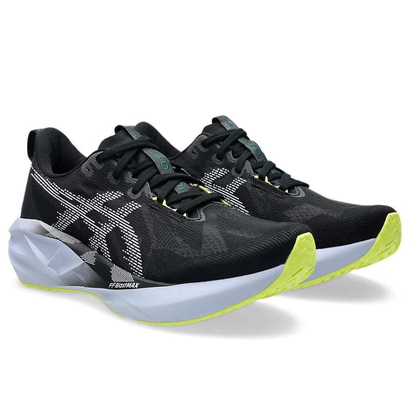 Jual Sepatu Lari Asics Novablast 5 Black - Blue Fade Original 1011B974.003 - v3.ncrsport.com