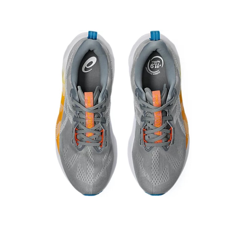 Jual Sepatu Lari Asics Novablast 5 Gravel White Original 1011B974.020 - v3.ncrsport.com