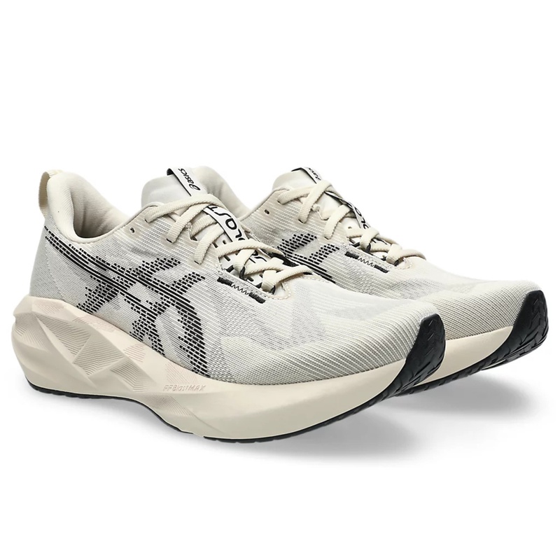 Jual Sepatu Lari Asics Novablast 5 Oatmeal - Black Original 1011B974.250 - v3.ncrsport.com