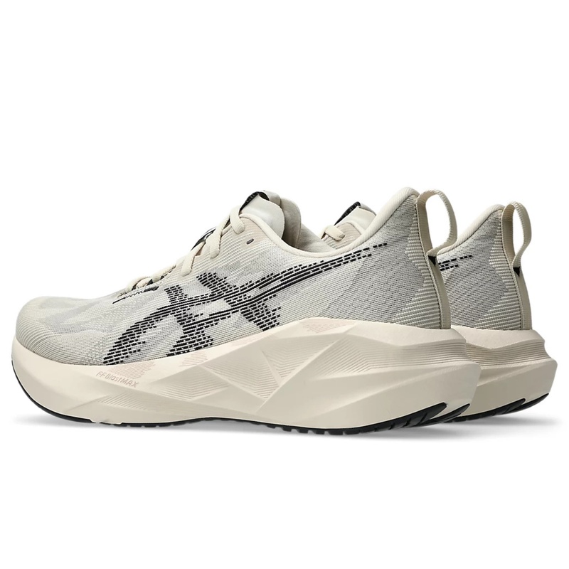 Jual Sepatu Lari Asics Novablast 5 Oatmeal - Black Original 1011B974.250 - v3.ncrsport.com