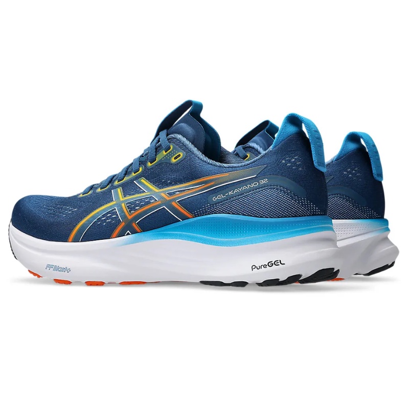 Jual Sepatu Lari Asics Gel-Kayano 32 (2E Wide) Twilight Blue-Anzu Original 1011C051.404 - v3.ncrsport.com