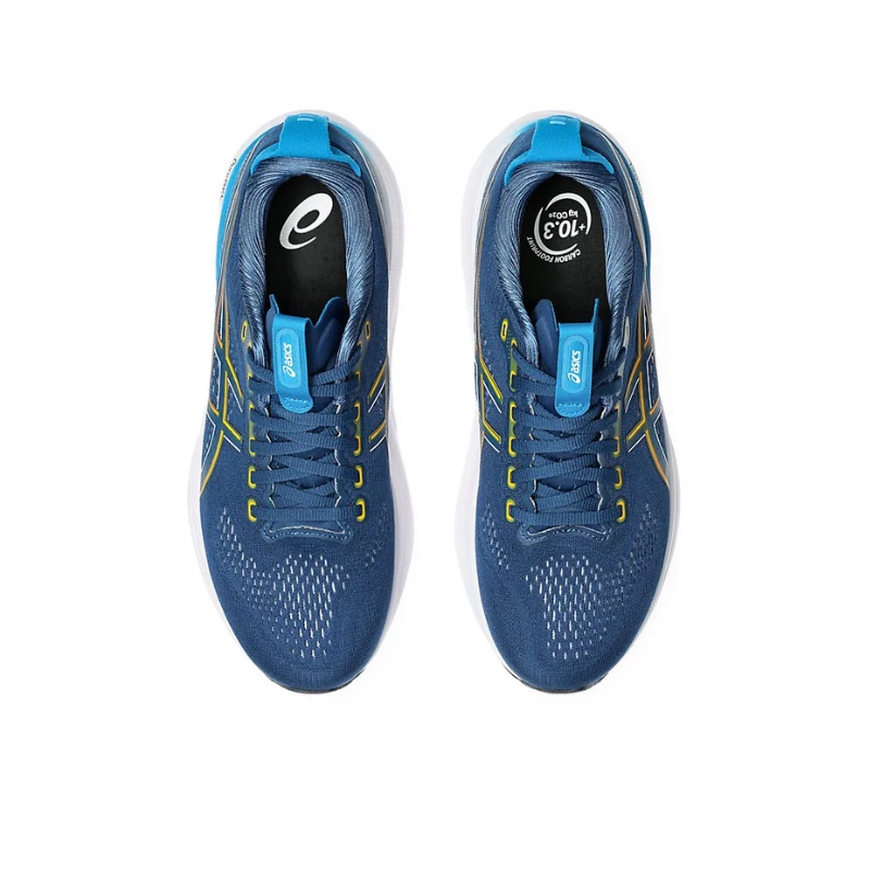 Jual Sepatu Lari Asics Gel-Kayano 32 (2E Wide) Twilight Blue-Anzu Original 1011C051.404 - v3.ncrsport.com