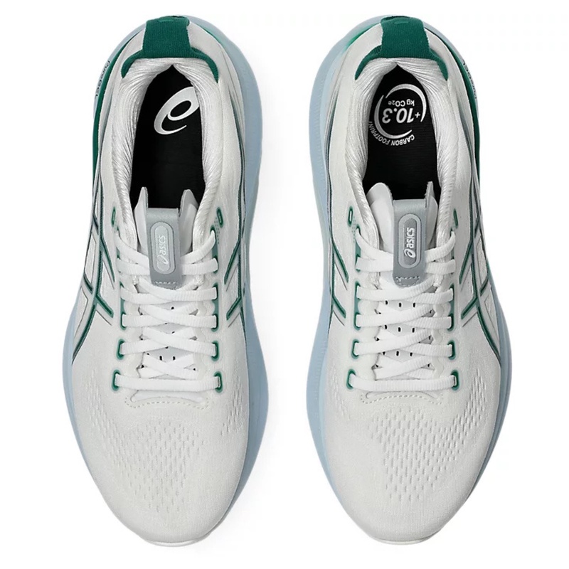 Jual Sepatu Lari Asics Gel-Kayano 32 Standard White - Jasper Green Original 1011C052.102 - v3.ncrsport.com