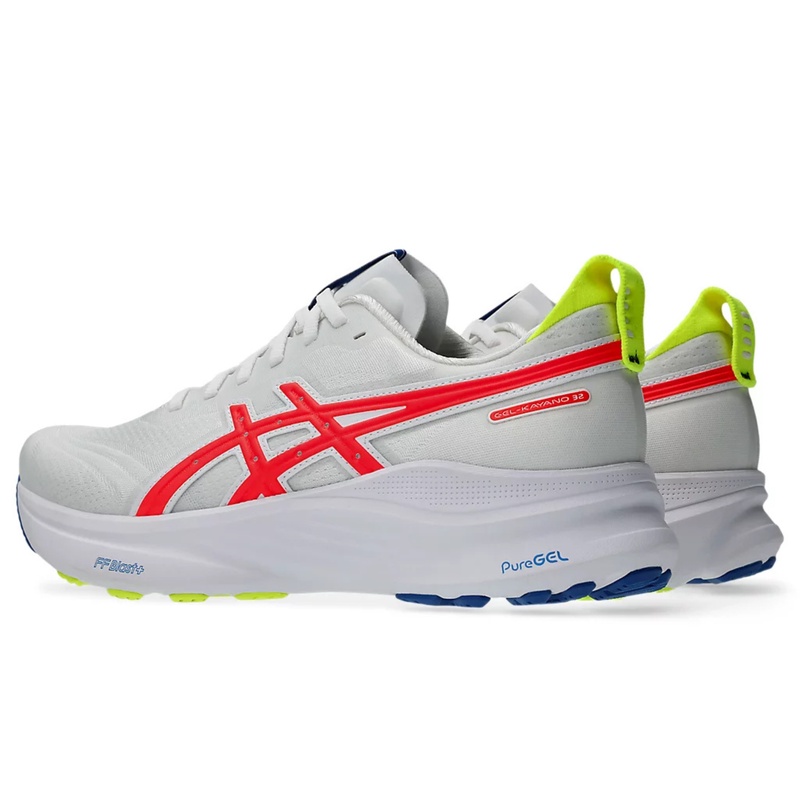 Jual Sepatu Lari Asics Gel-Kayano 32 Asics Track Club White - Flash Coral Original 1011C132.100 - v3.ncrsport.com