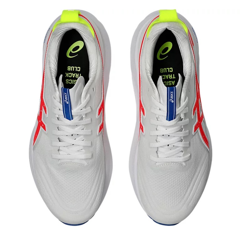 Jual Sepatu Lari Asics Gel-Kayano 32 Asics Track Club White - Flash Coral Original 1011C132.100 - v3.ncrsport.com
