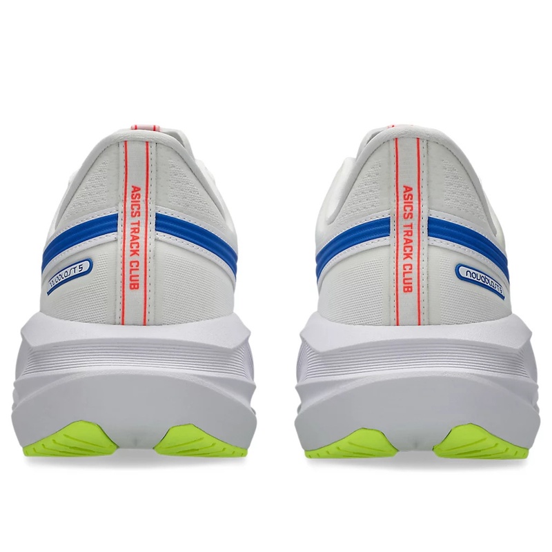 Jual Sepatu Lari Asics Novablast 5 Atc Standard Asics Track Club White - Tuna Blue Original 1011C137.100 - v3.ncrsport.com