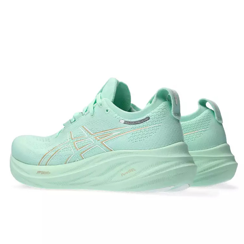 Jual Sepatu Lari Wanita Asics Wmns Gel-Nimbus 26 Mint Tint Original 1012B601.300 - v3.ncrsport.com