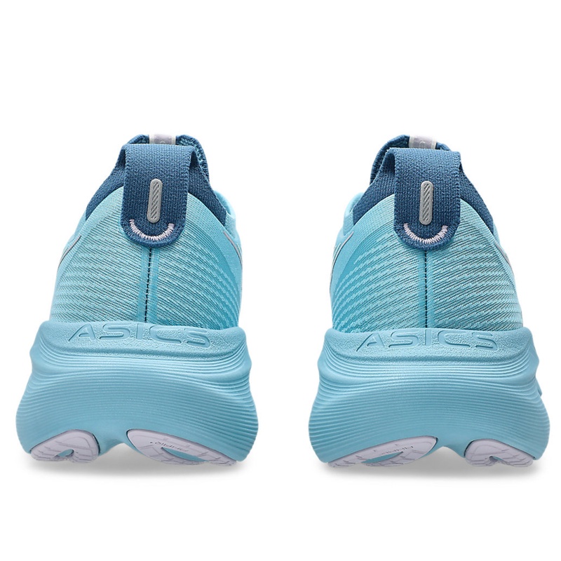 Jual Sepatu Lari Wanita Asics Wmns Gel-Nimbus 27 Standard Stillwater - Cream Original 1012B753.401 - v3.ncrsport.com