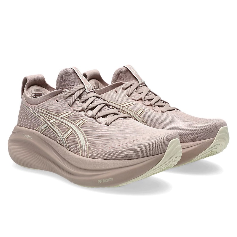 Jual Sepatu Lari Wanita Asics Wmns Gel-Nimbus 27 Standard Fawn - Birch Original 1012B753.702 - v3.ncrsport.com