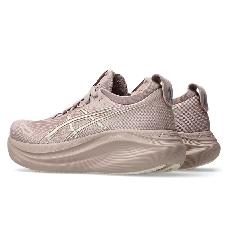 Jual Sepatu Lari Wanita Asics Wmns Gel-Nimbus 27 Standard Fawn - Birch Original 1012B753.702 - v3.ncrsport.com
