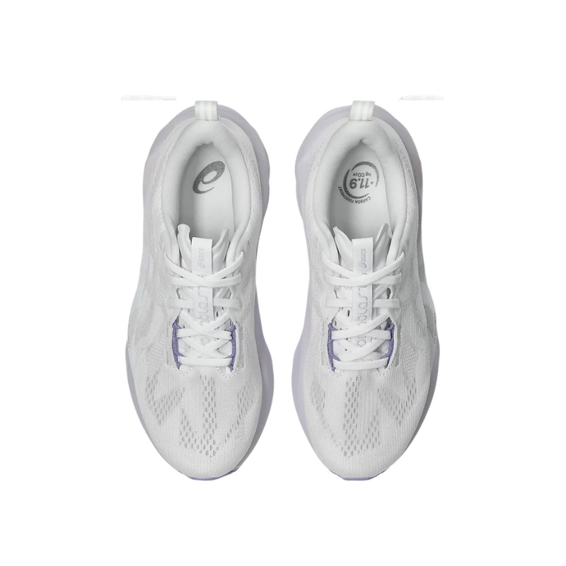 Jual Sepatu Lari Wanita Asics Wmns Novablast 5 White Original 1012B765.103 - v3.ncrsport.com