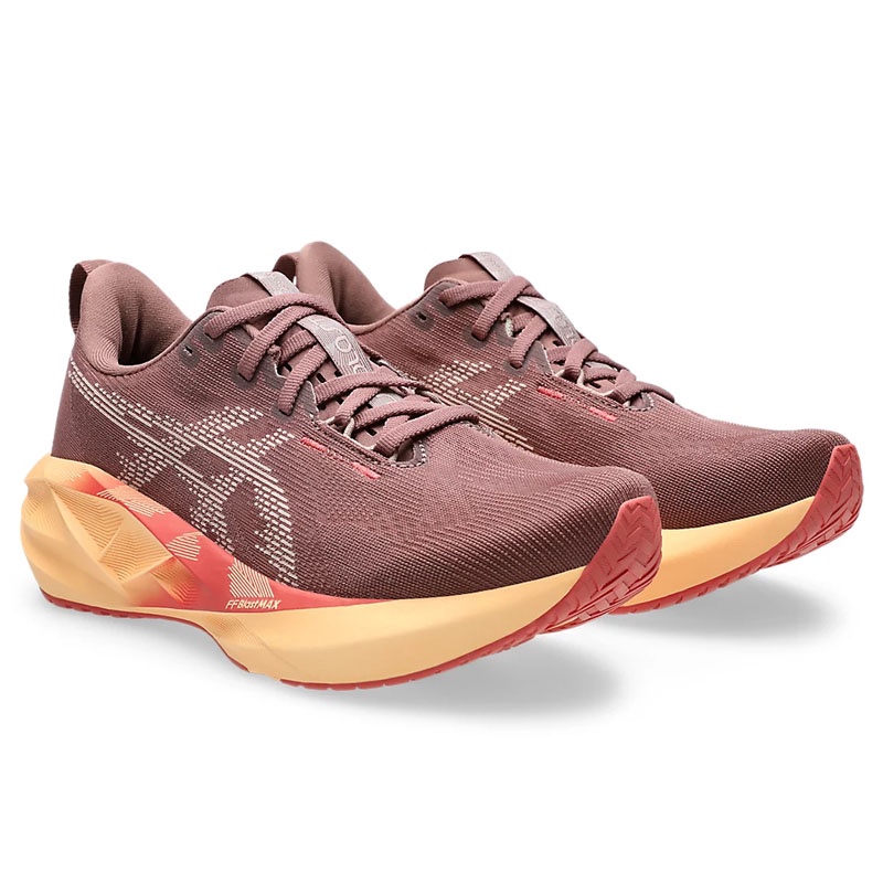 Jual Sepatu Lari Wanita Asics Novablast 5 Women Standard Rubble Red - Fawn Original 1012B765.600 - v3.ncrsport.com