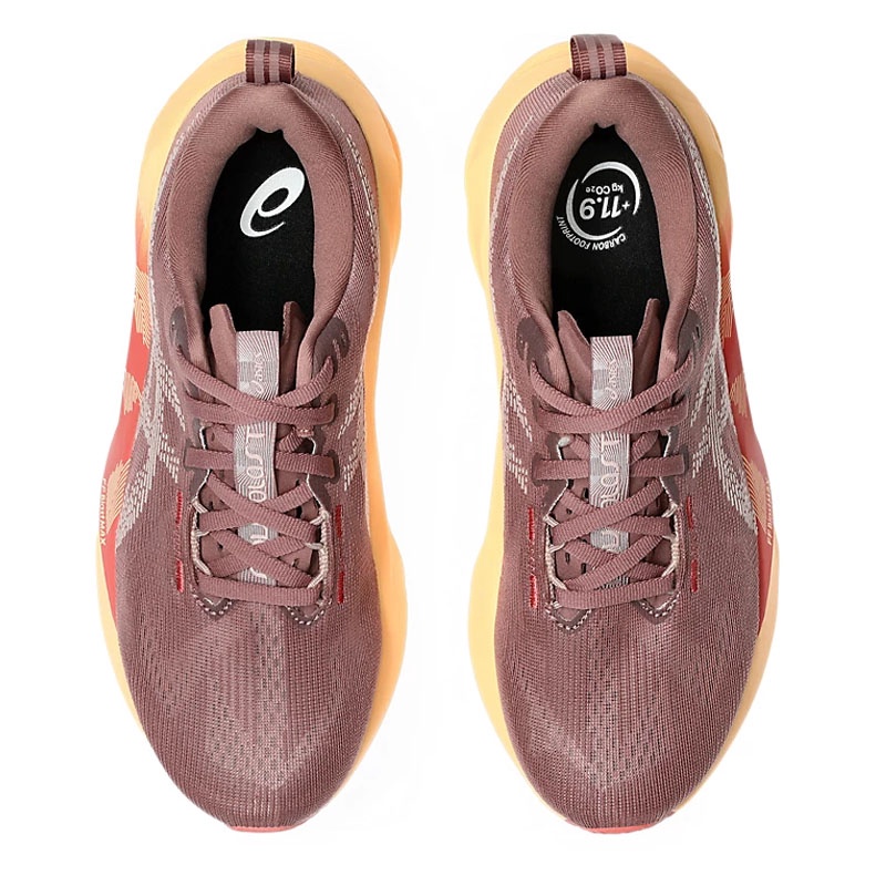 Jual Sepatu Lari Wanita Asics Novablast 5 Women Standard Rubble Red - Fawn Original 1012B765.600 - v3.ncrsport.com
