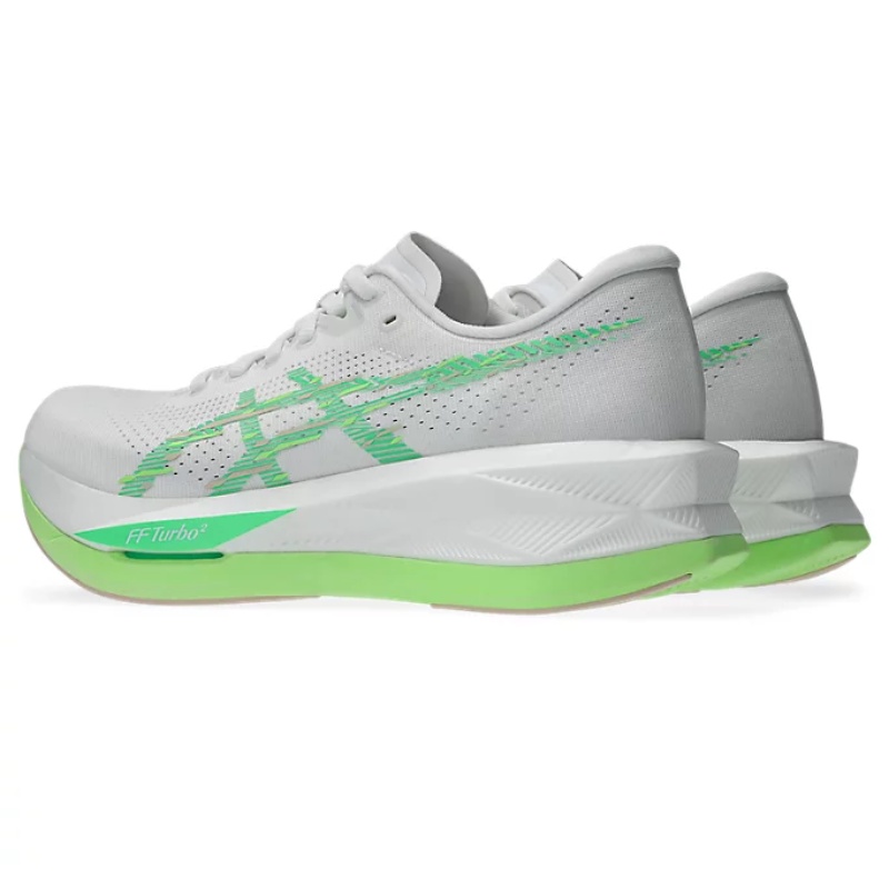 Jual Sepatu Lari Wanita Asics Wmns Sonicblast White-Vital Green Original 1012B862.101 - v3.ncrsport.com
