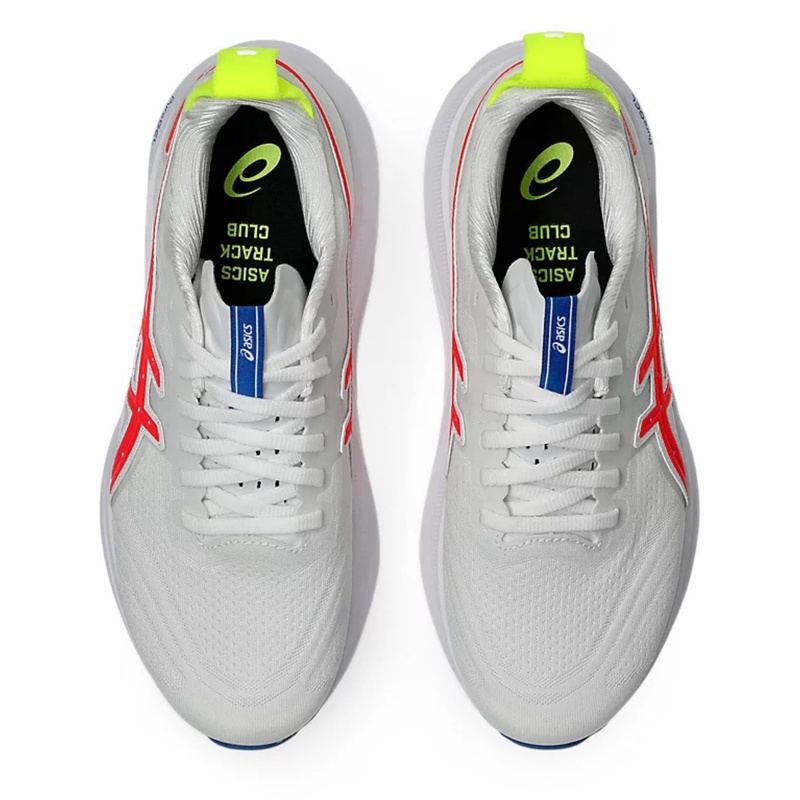 Jual Sepatu Lari Wanita Asics Wmns Gel-Kayano 32 Asics Track Club White - Flash Coral Original 1012B905.100 - v3.ncrsport.com