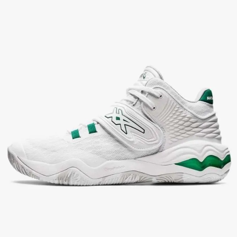 Beli Sepatu Basket Asics Invade Nova White Kale Green Original 1061A029-103