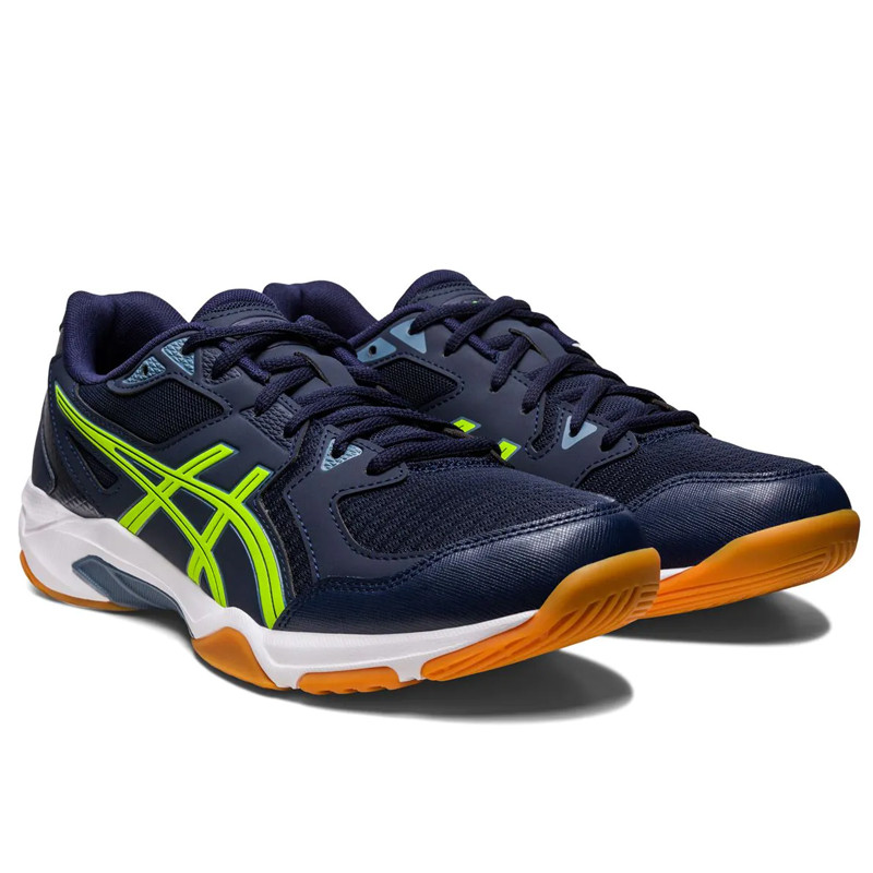 Jual Sepatu Volley Asics Gel-Rocket 10 Blue Lime Original 1071A054-408 - v3.ncrsport.com