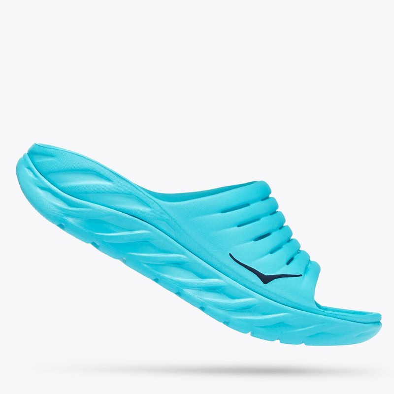 Jual Sandal Training Wanita Hoka One One Wmns Ora Recovery Slides Scuba Blue Original 1134527Sb - v3.ncrsport.com