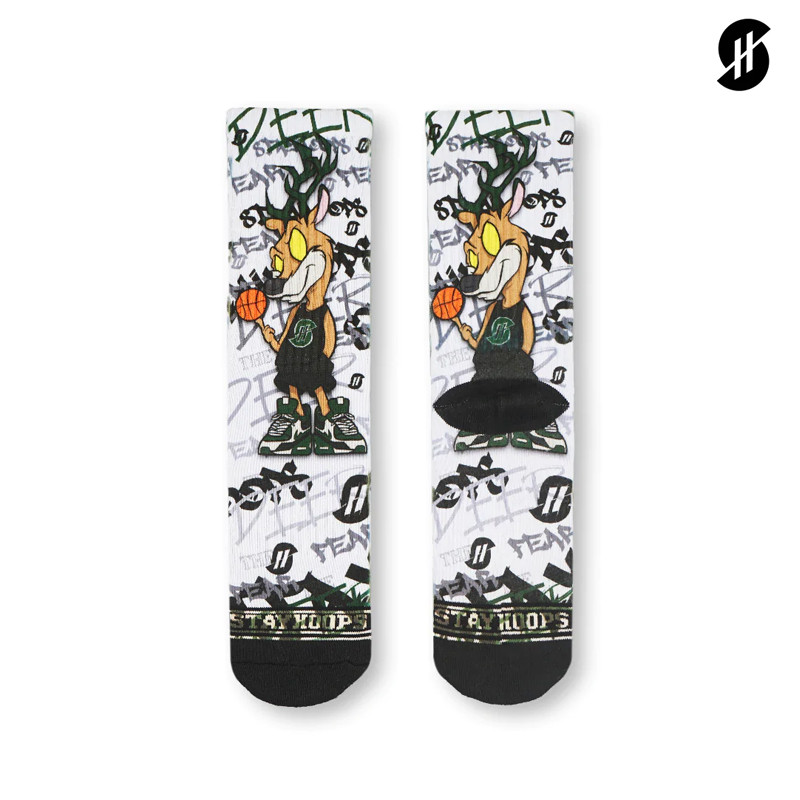 Jual Kaos Kaki Basket Stay Hoops Swag Deer Socks White Original 1137801 - v3.ncrsport.com