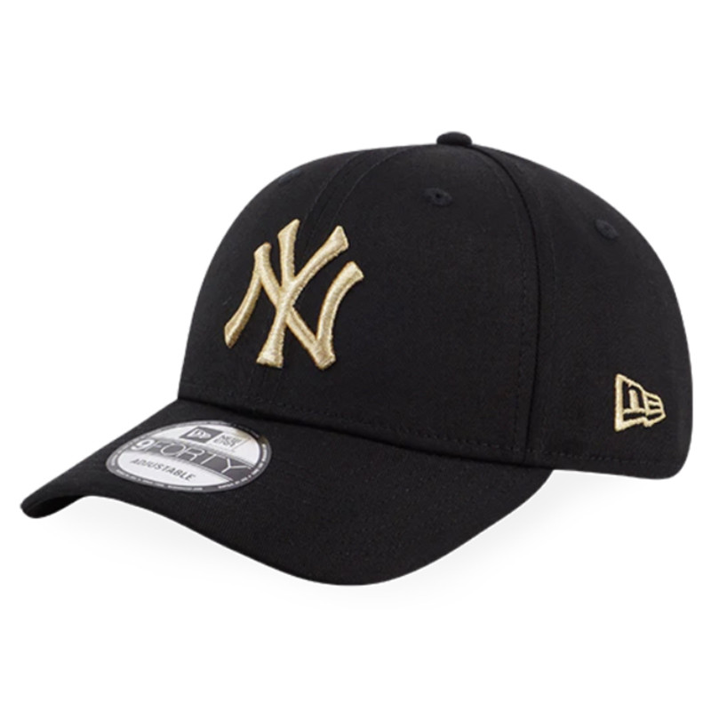 Jual Topi Sneakers New Era Basic Gold Mlb New York Yankees Logo 940 Cap Black Original 12847819 - v3.ncrsport.com