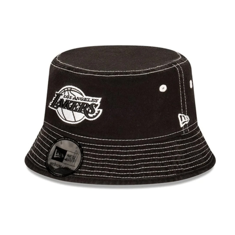 Jual Topi Sneakers New Era Los Angeles Lakers Contrast Stitch Bucket Black Original 12891393 - v3.ncrsport.com