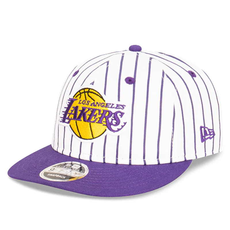 Jual Topi Basket New Era Los Angeles Lakers Pinstripe Retro Crown 9Fifty Cap Purple Original 12891402 - v3.ncrsport.com