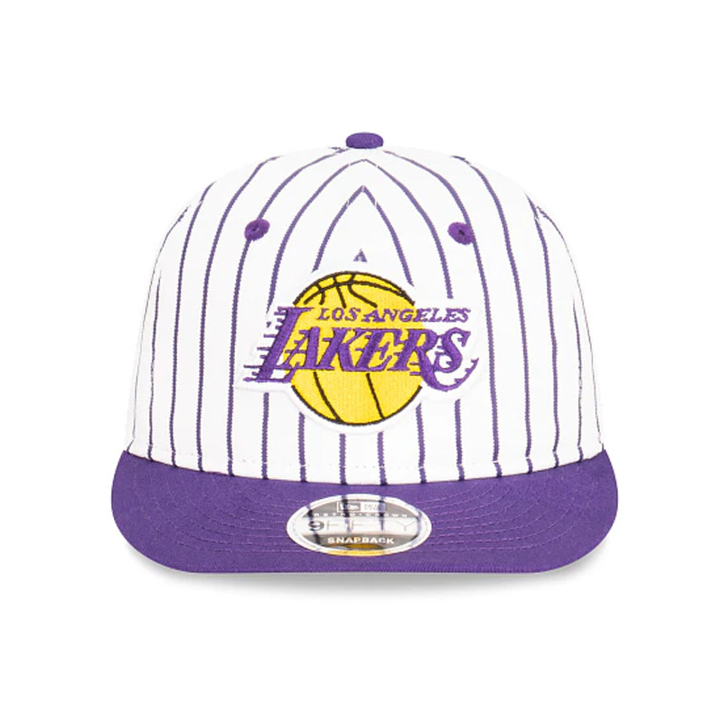 Jual Topi Basket New Era Los Angeles Lakers Pinstripe Retro Crown 9Fifty Cap Purple Original 12891402 - v3.ncrsport.com