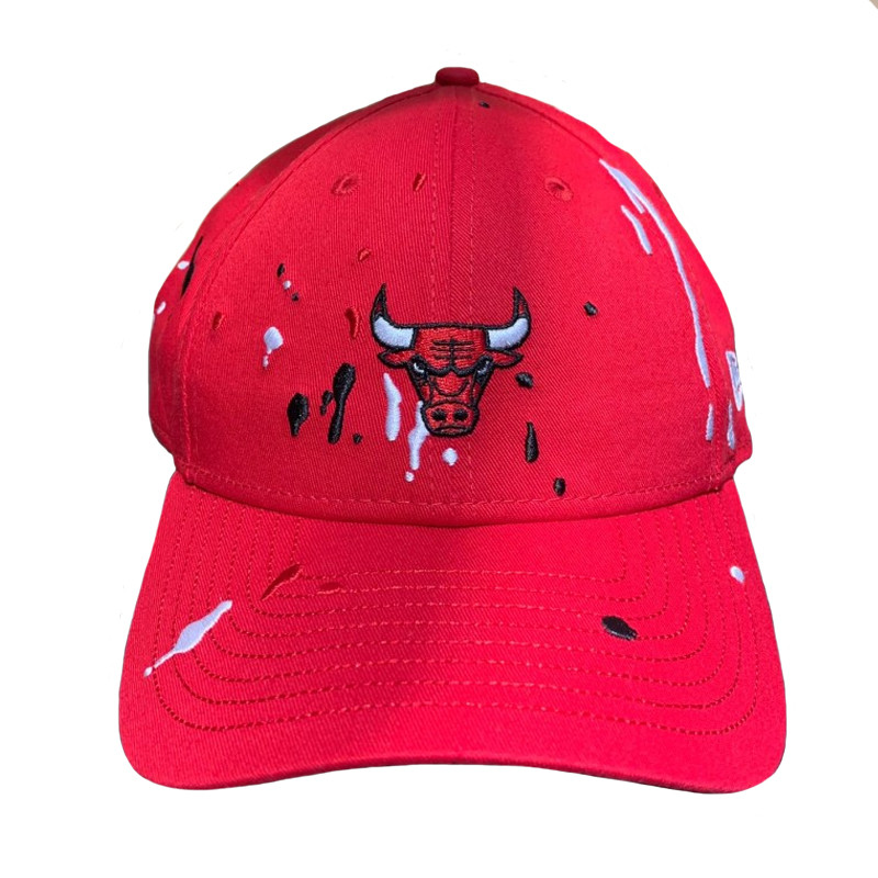 Jual Topi Basket New Era 940 Chicago Bulls Splash Embroidery Cap Red Original 13041255 - v3.ncrsport.com