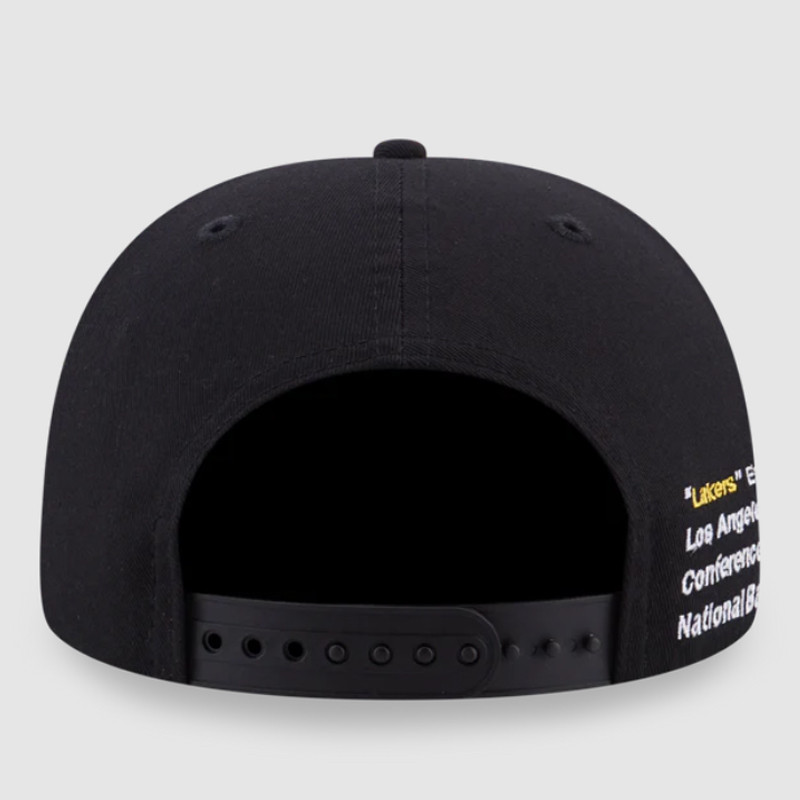 Jual Topi Basket New Era 940 A-Frame Nba Scripts Los Angeles Lakers Cap Black Original 13335831 - v3.ncrsport.com