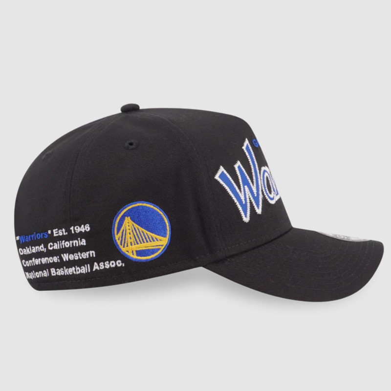 Jual Topi Basket New Era 940 A-Frame Nba Scripts Golden State Warriors Cap Black Original 13335832 - v3.ncrsport.com