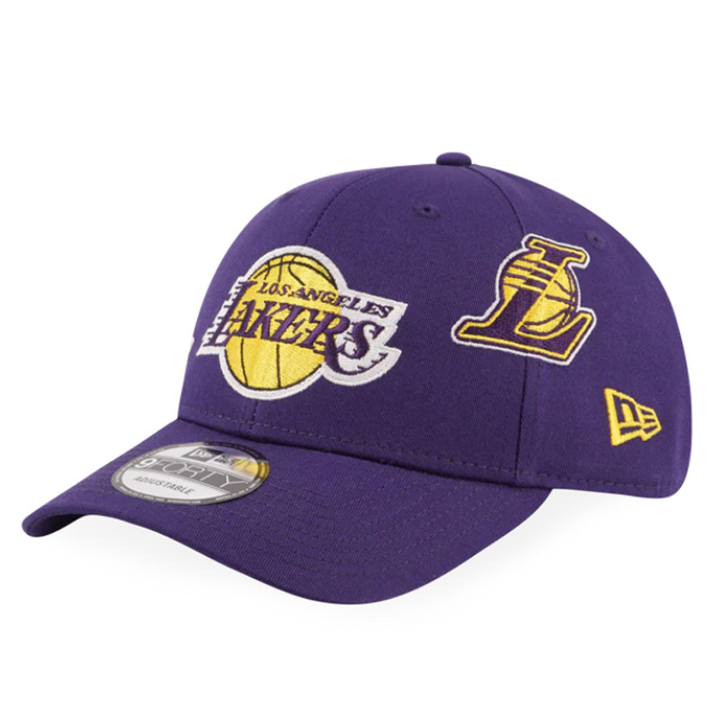 Jual Topi Basket New Era Los Angeles Lakers League Multi Logos 9Forty Cap Purple Original 13335876 - v3.ncrsport.com