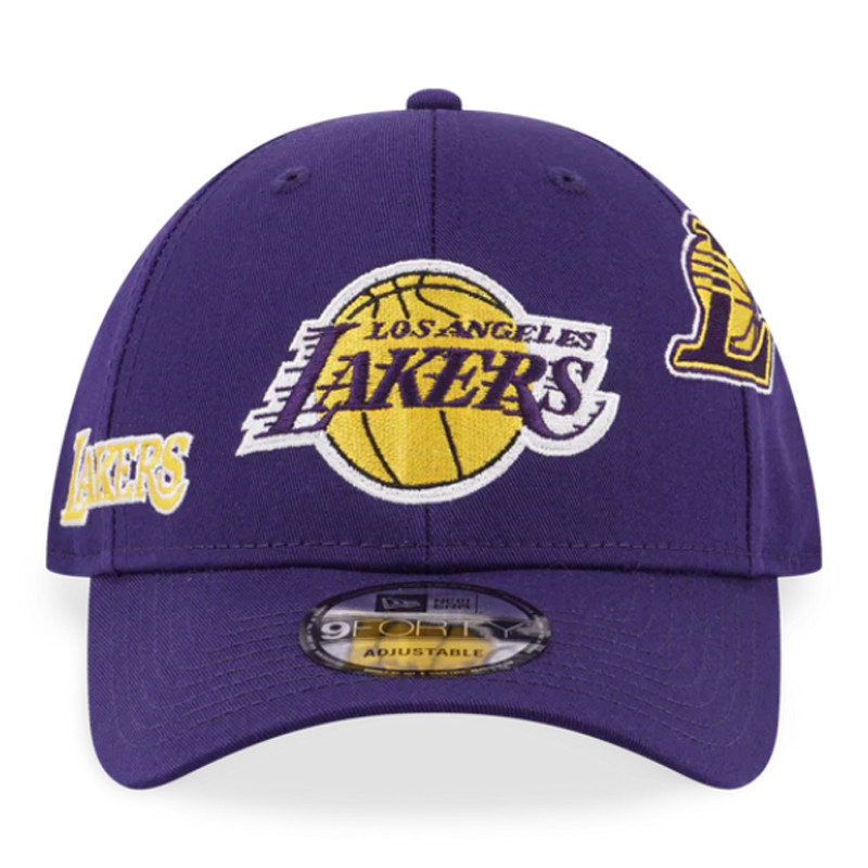 Jual Topi Basket New Era Los Angeles Lakers League Multi Logos 9Forty Cap Purple Original 13335876 - v3.ncrsport.com