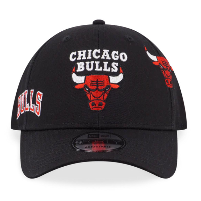 Jual Topi Basket New Era Chicago Bulls League Multi Logos 9Forty Cap Black Original 13335879 - v3.ncrsport.com